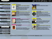 Tablet Screenshot of printshow.it